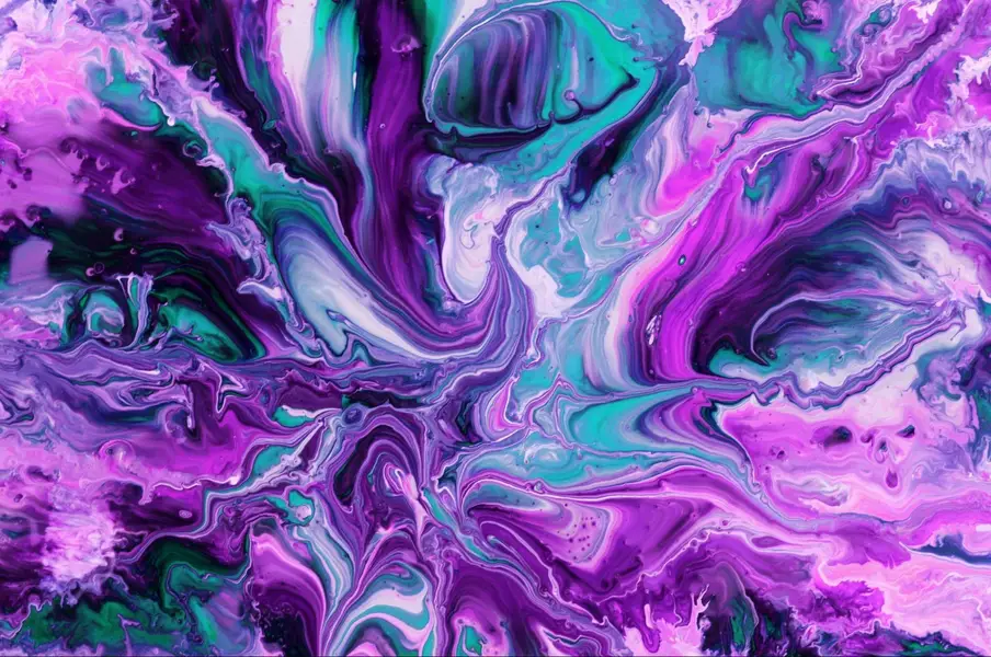 Marmorizado — Imagem de Landiva Weber (Pexels) - Técnica: Pintura abstrata sobre tela - Tons suaves e movimentos fluidos criam um efeito de mármore que convida à contemplação.